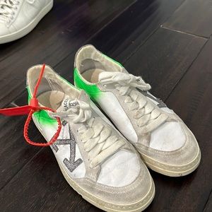 Off white sneakers